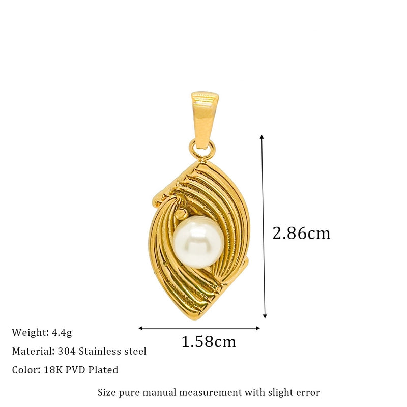 1 Piece 304 Stainless Steel Geometric Pendant Jewelry Accessories