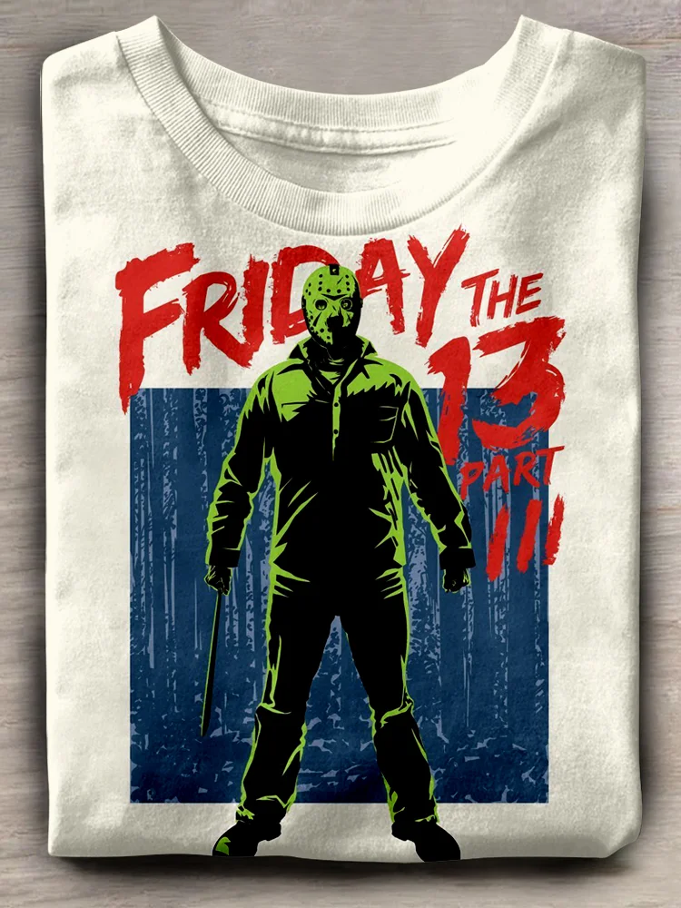 Teecade Teecade Friday The 13th Movie Green Man T-shirt
