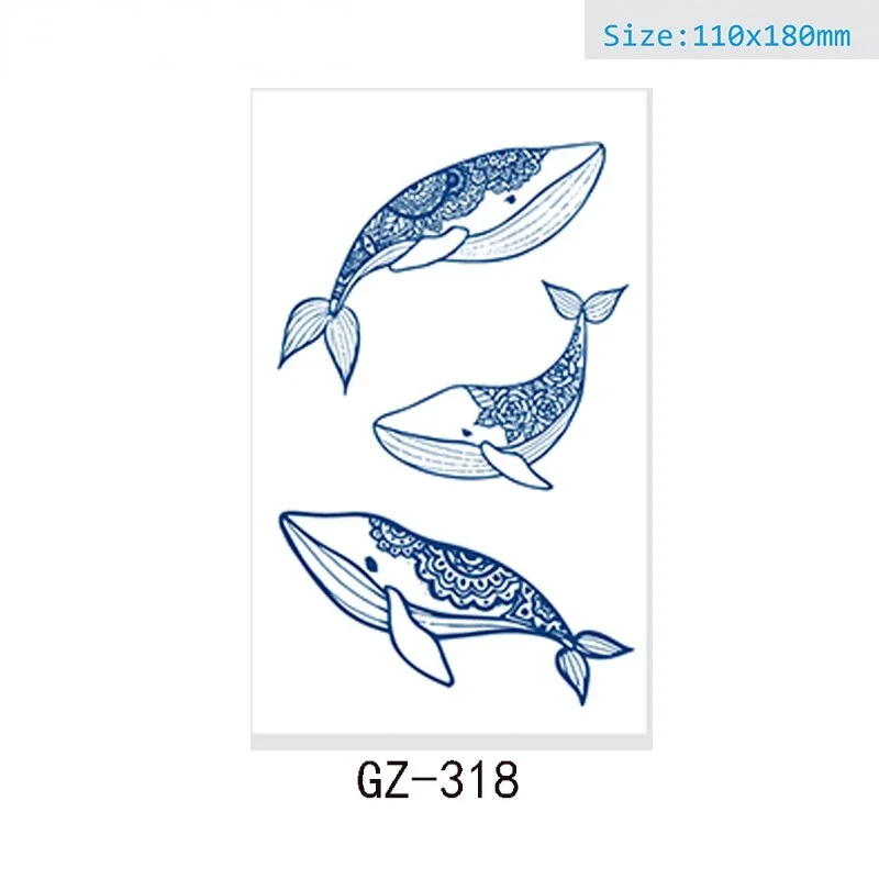 Net Red Herbal Juice Semi-permanent Waterproof Sweat-proof Tattoo Masking Scar Tattoo Sticker Herbal Juice Tattoo Sticker