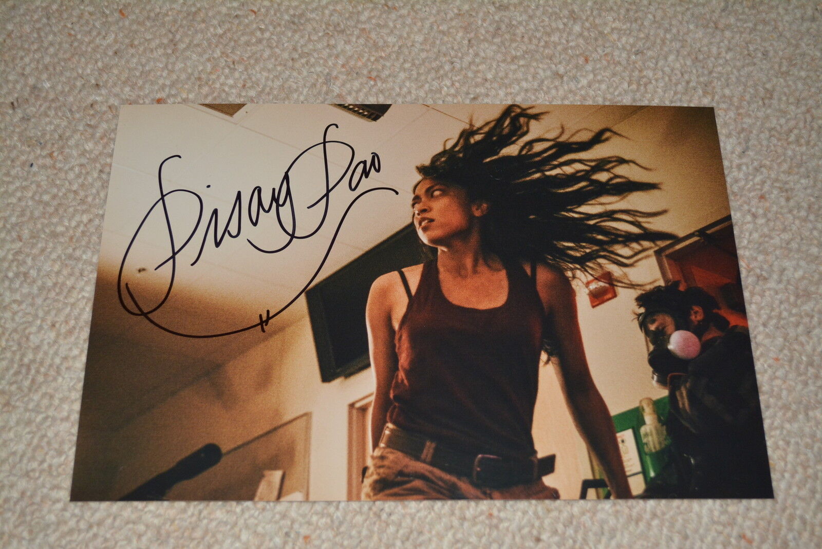 PISAY PAO signed autograph In Person 8x12 (20x30 cm) Z NATION