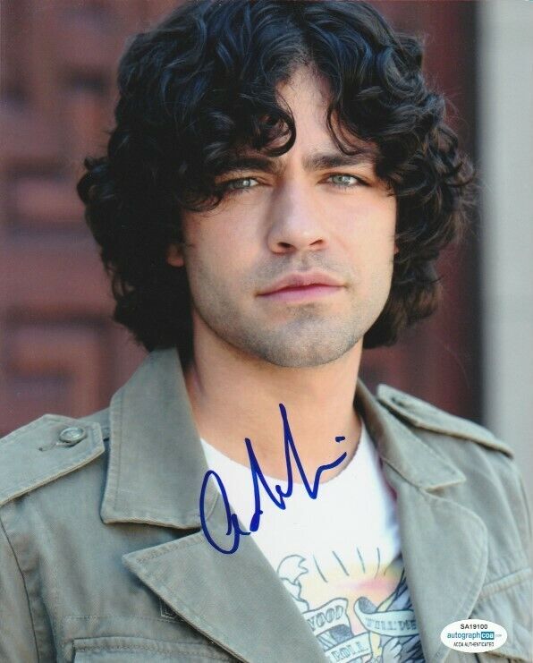 ADRIAN GRENIER SIGNED ENTOURAGE VINCENT CHASE 8x10 Photo Poster painting #3 AUTOGRAPH ACOA COA