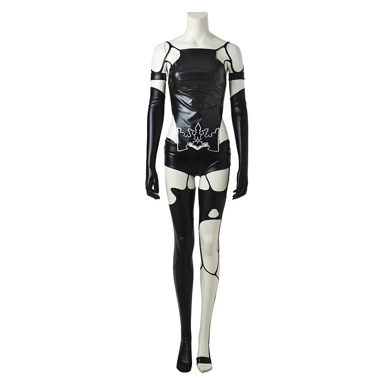 Game NieR:Automata YoRHa Type A No.2 A2 Black Outfits Cosplay Costume Halloween Carnival Suit