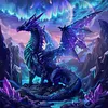 Dragon-14CT Stamped Cross Stitch 45*45cm tapestrymarket