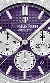 Silver 904L Steel Purple Dial - Automatic Watch - 41mm