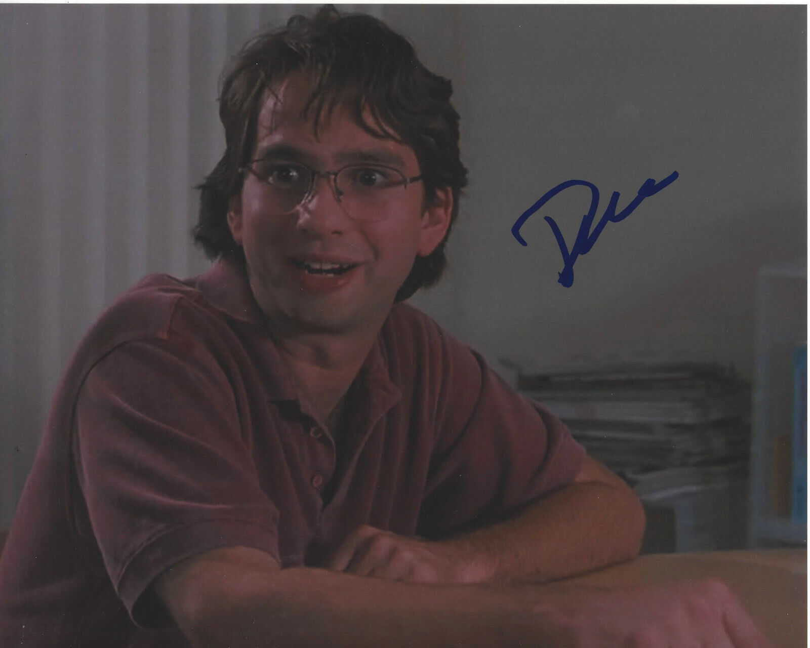 DAVID HERMAN SIGNED AUTHENTIC 'OFFICE SPACE' MICHAEL 8X10 Photo Poster painting COA ACTOR PROOF