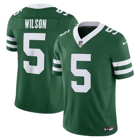 Men's New York Jets Garrett Wilson  Legacy Green Vapor F.U.S.E. Limited Jersey