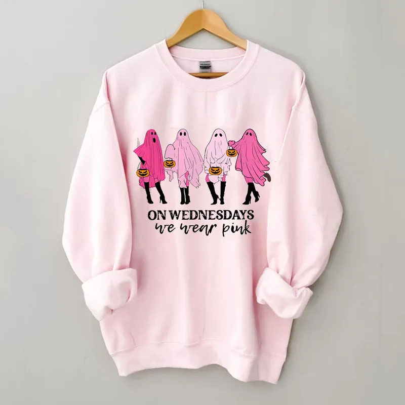 On Wednesday We Wear Pink Sweatshirt