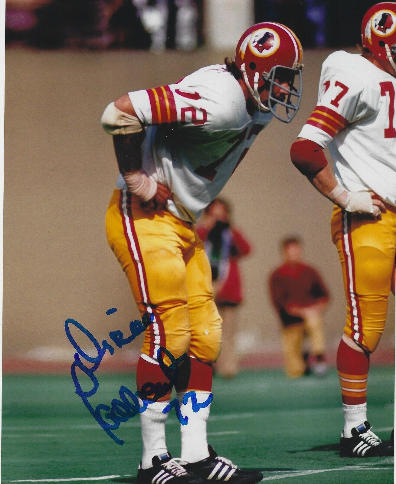 Autographed DIRON TALBERT Washington Redskins 8x10 Photo Poster painting w/COA