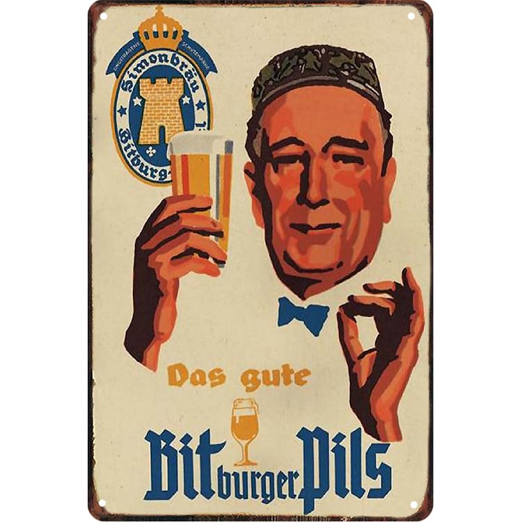 Bitburger Beer - Vintage Tin Signs/Wooden Signs - 20*30cm/30*40cm