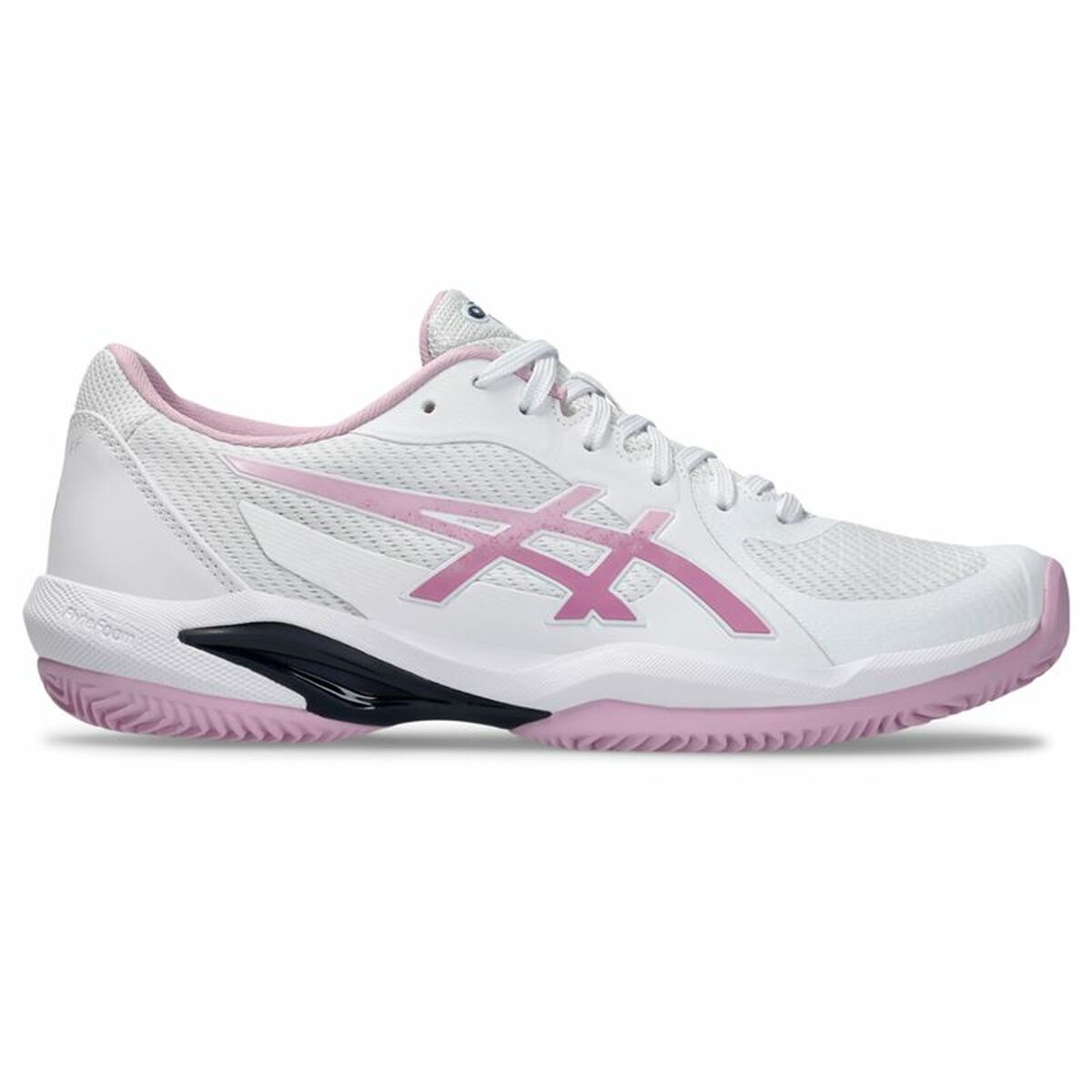 Women's Tennis Shoes Asics Solution Swift Ff 2 Clay White Pink