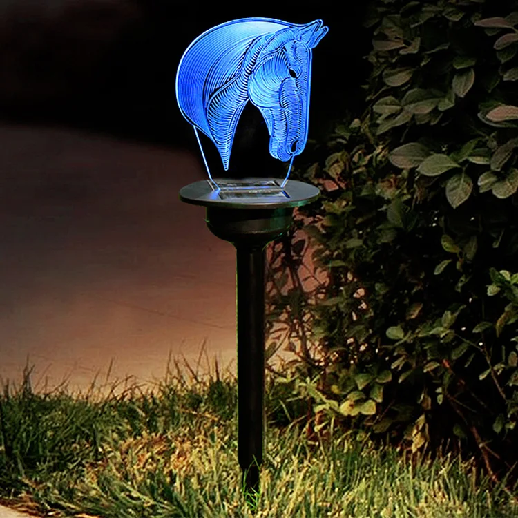 Custom Your Pet Photo Solar Acrylic Lawn Light Outdoor Night Light