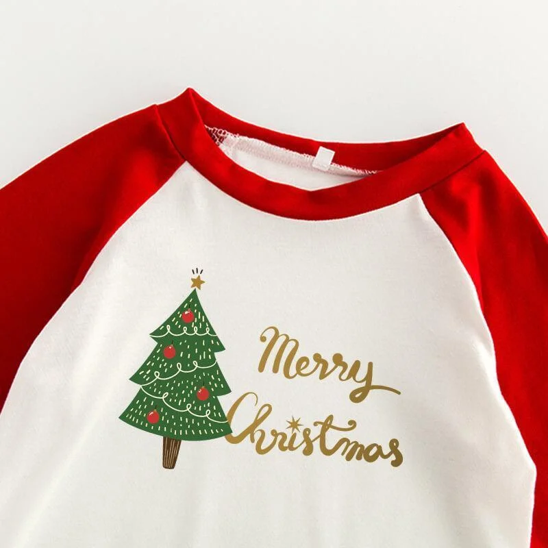 Christmas Tree Family Matching Pajamas Sets