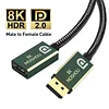 DisplayPort 2.0 Cable 8K 60Hz 4K 144Hz 77.4Gbps Display Port Adapter For Video PC Laptop TV RTX 3080 DP 2.0 to DP Wire SIKAI CASE
