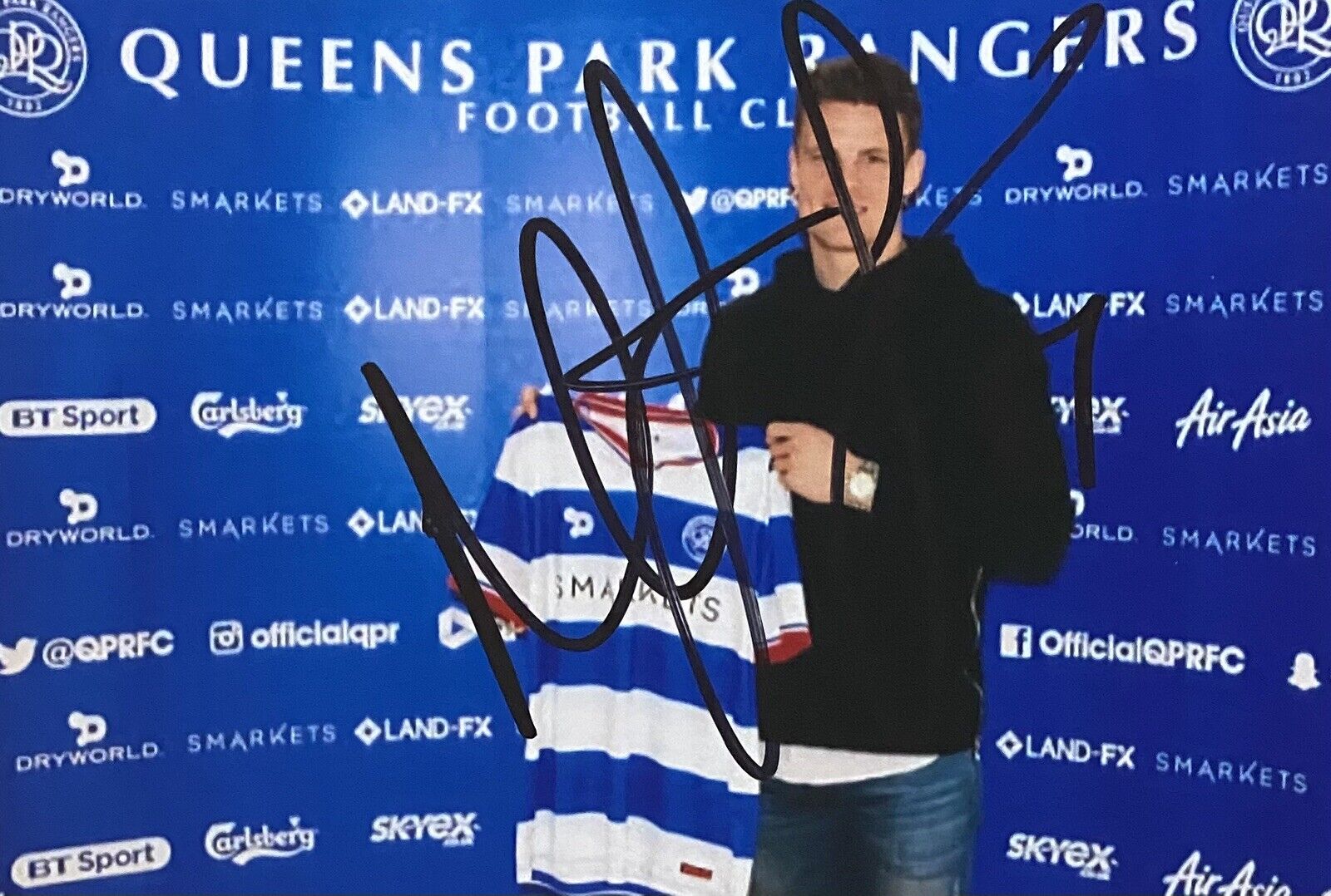 Matt Smith Genuine Hand Signed Queens Park Rangers 6X4 Photo Poster painting QPR