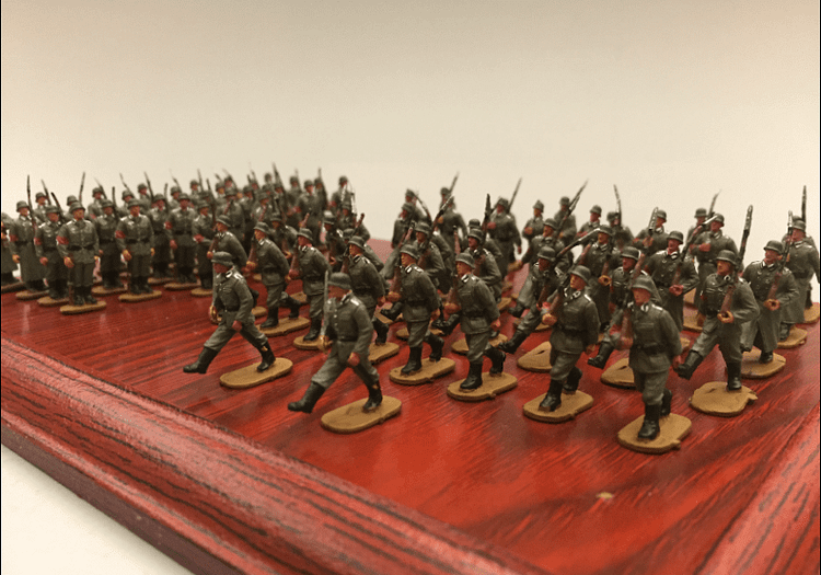 pornhint Pornhint Painted Caesar WWII 1:72 Soldier Model H081 German Army German Military Parade Honor Guard