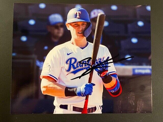 Sam Huff Autographed Signed 8x10 Photo Poster painting Texas Rangers Prospect