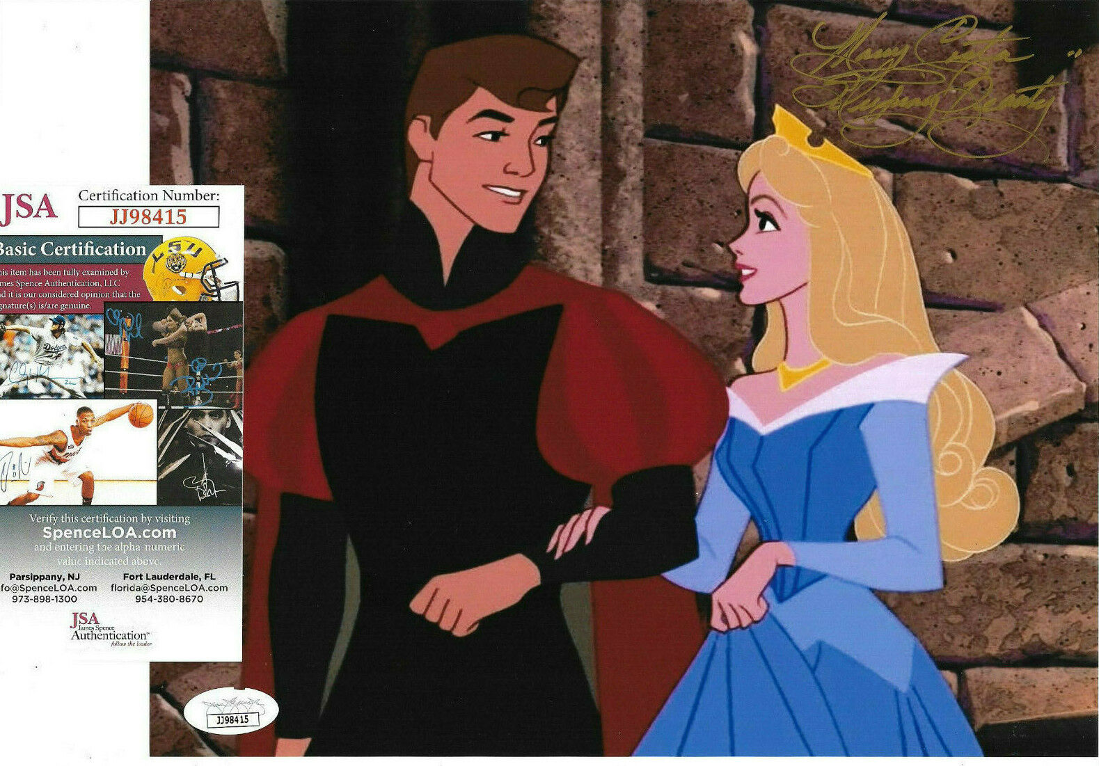 Mary Costa Signed 8x10 Photo Poster painting Autograph Sleeping Beauty, Princess Aurora, JSA COA