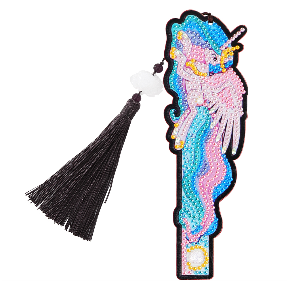 

Pink Horse-DIY Creative Diamond Tassel Bookmark, 501 Original