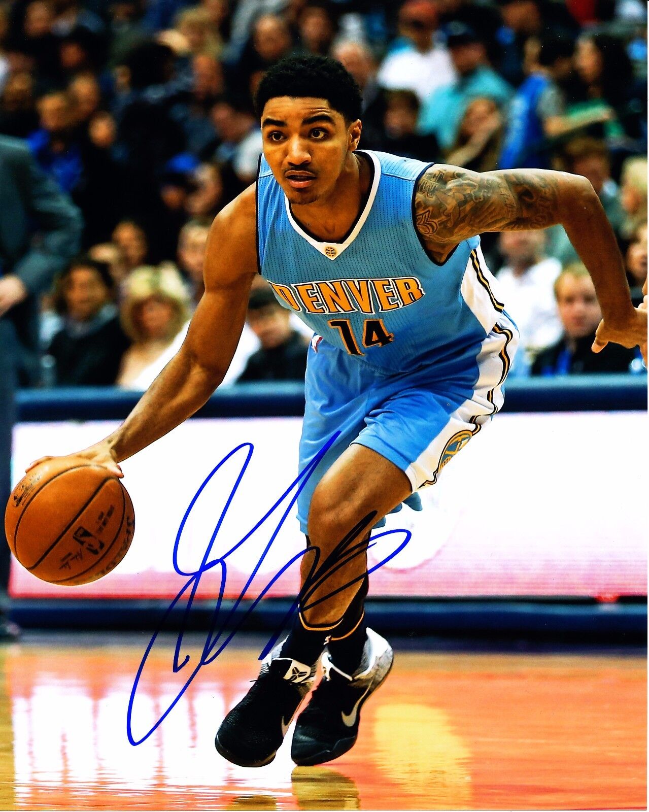 Gary Harris Autographed 8x10 Denver Nuggets494