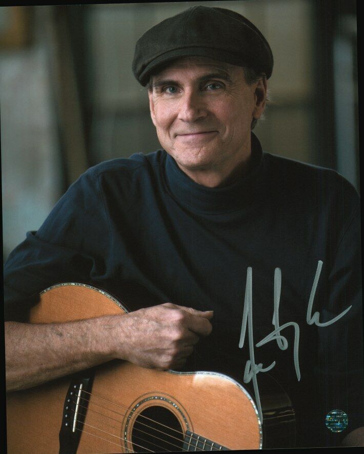 JAMES TAYLOR Autographed Original 8x10 Photo Poster painting LOA TTM