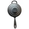 Cast Iron Milk Pot Easy To Clean Non Stick Sauce Pots.Small Cooking Pot with Lid and Long Handle for Restaurant Household Cooking