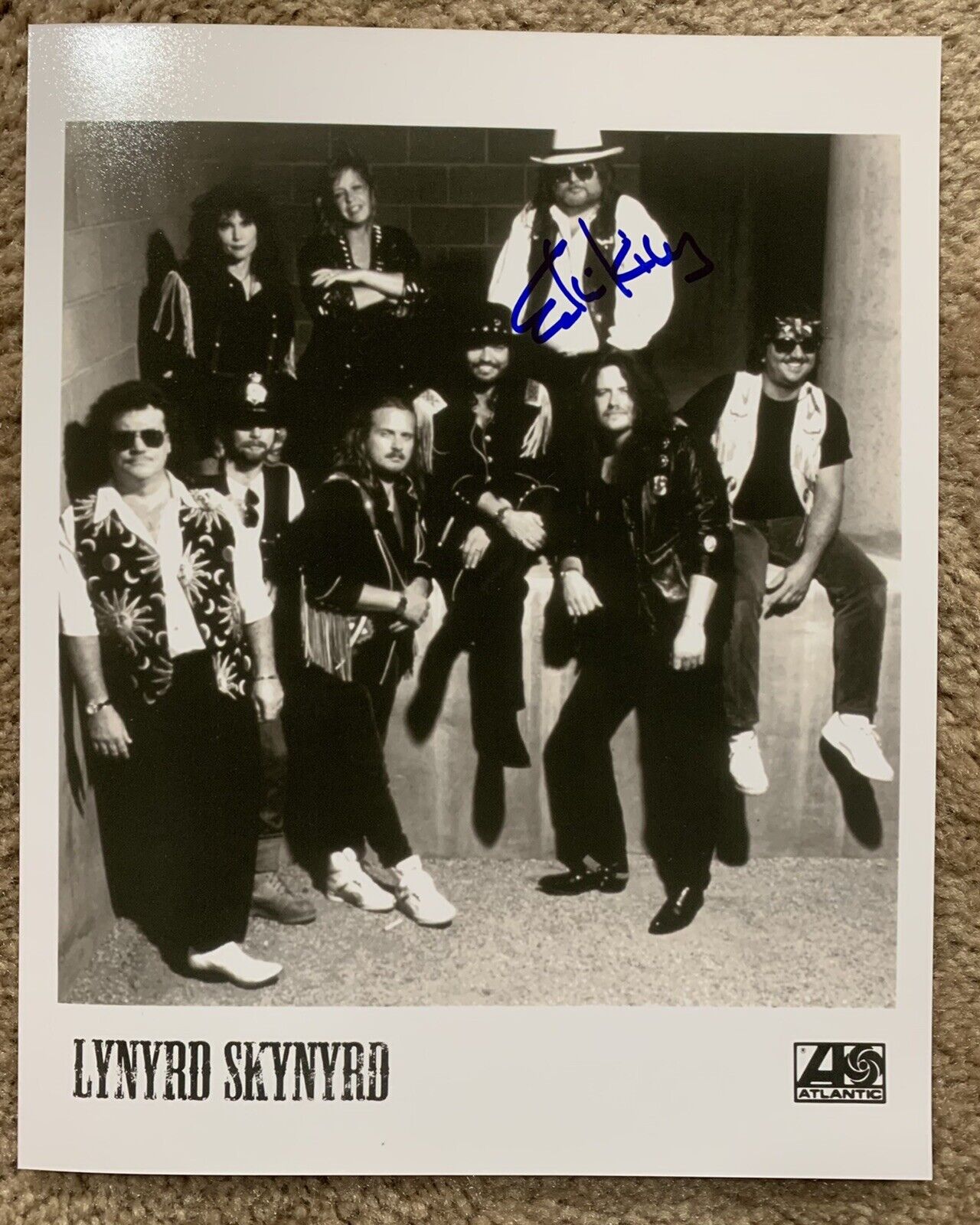 Ed King Lynyrd Skynyrd Signed 8x10 Photo Poster painting PSA BAS Guarantee Promo Photo Poster painting #1