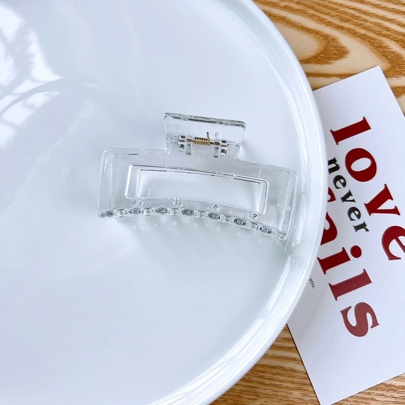 Grip Frosted New Hairpin Back Head Large Transparent Hair Claw Shark Clip Hairware Hairpin Hair Clip Female Summer