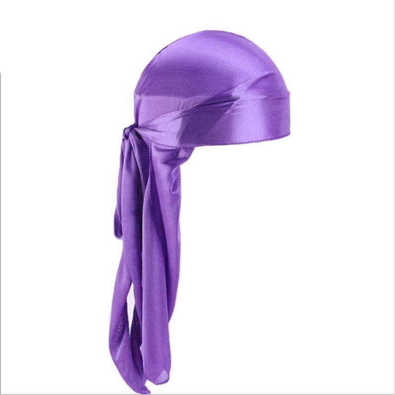 Europe And The United States Popular Imitation Silk Strap Pirate Hat Cape Turtle Hat Covered Hat DURAG TJM-05C