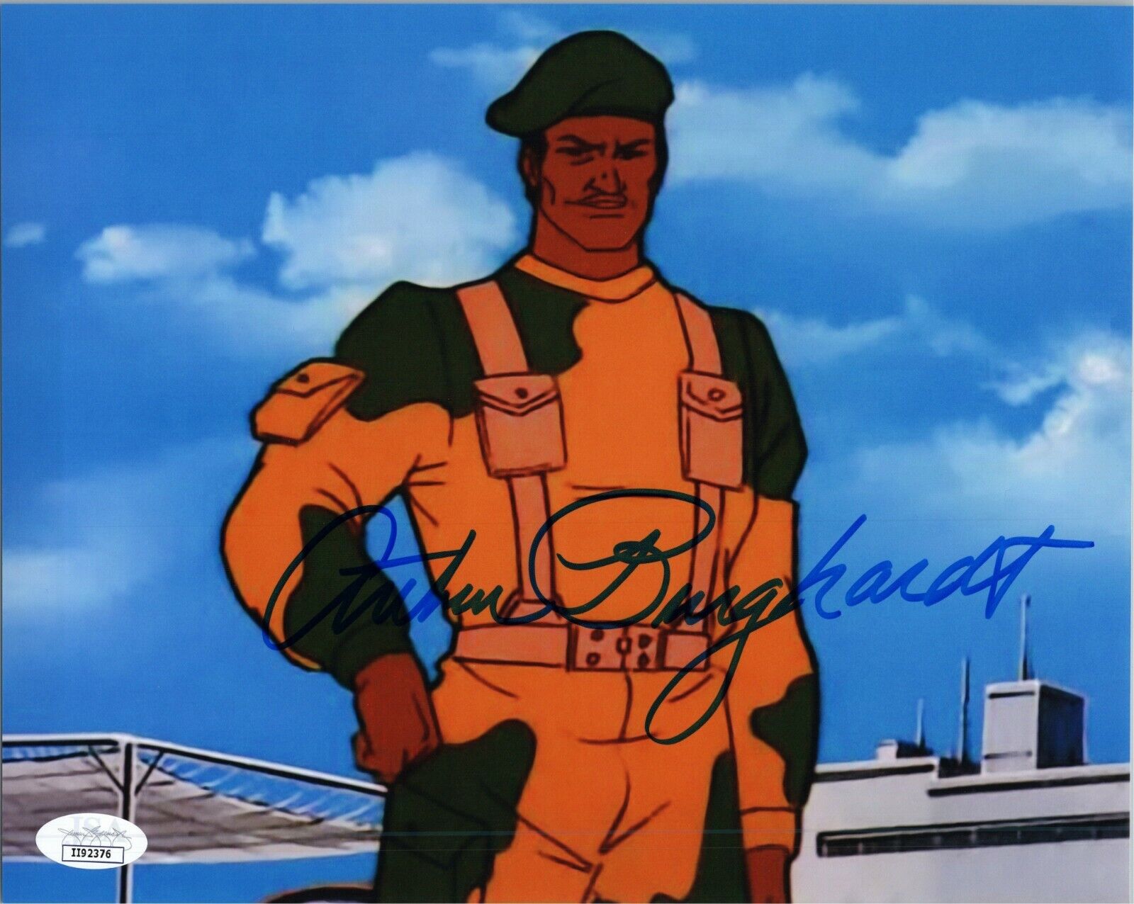 ARTHUR BURGHARDT Authentic Hand-Signed GI JOE - STALKER