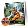 Diamond Painting-DIY Full Round Drill Tiger