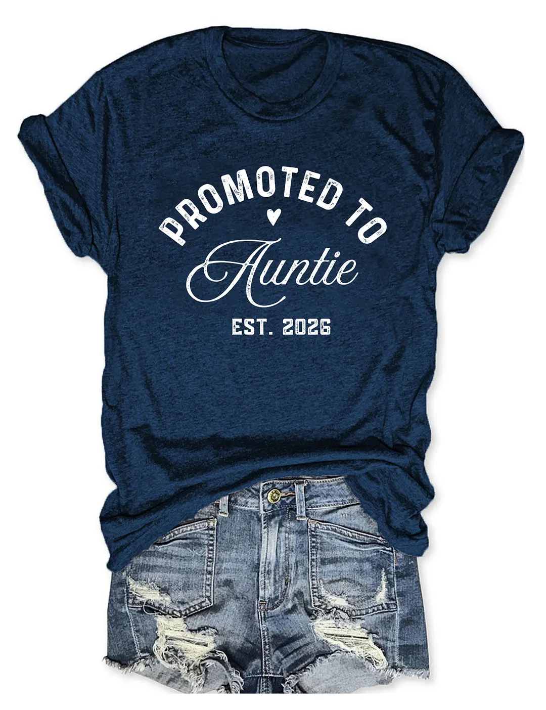 Promoted To Auntie T-shirt