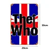 The Who - Panneaux en &eacute;tain m&eacute;tallique(20*30cm) - Musique