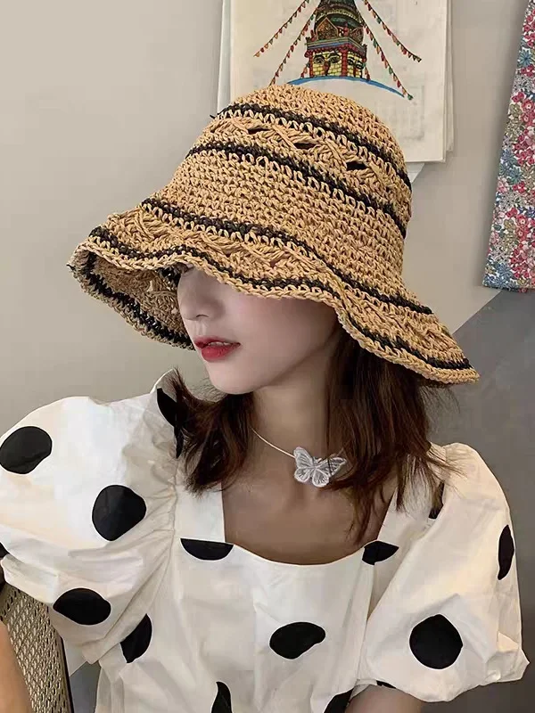 Vacation Casual Foldable Straw Hat