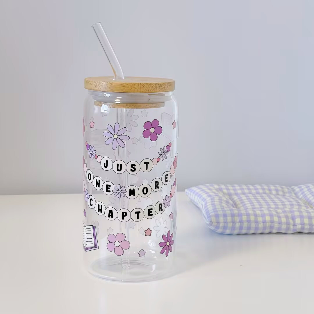 Maneifurui™  【Just One More Chapter】Glass Can