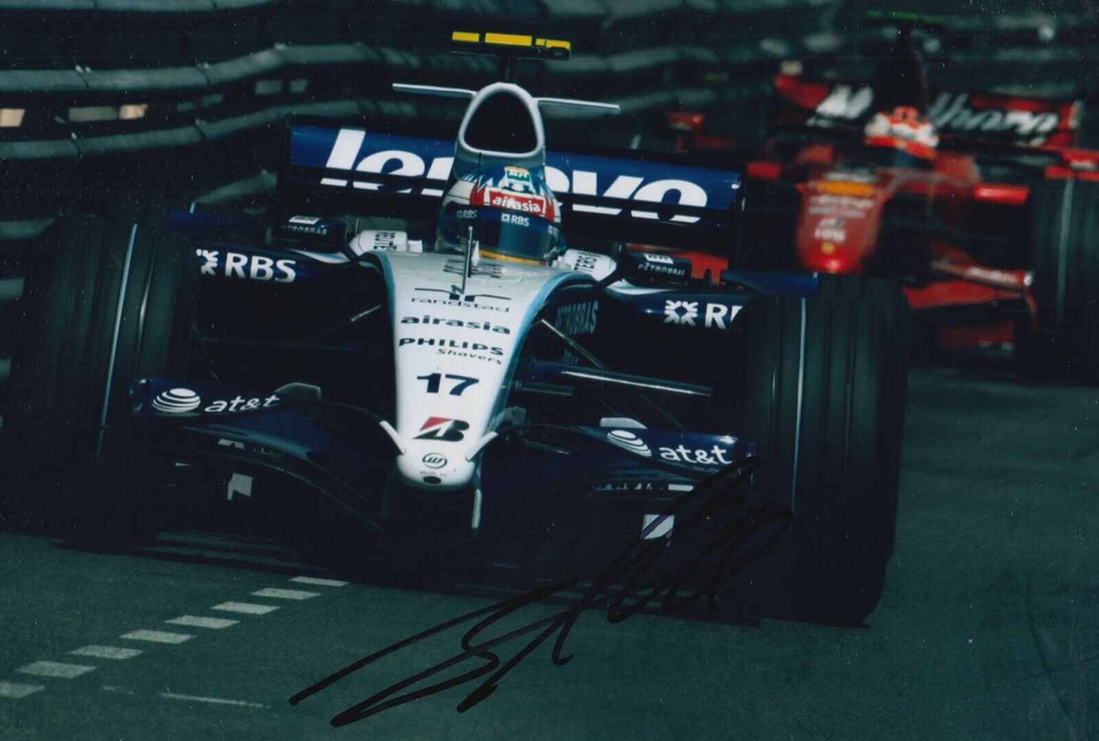 Alexander Wurz Hand Signed 12x8 Photo Poster painting F1 Autograph Williams F1 Team 2