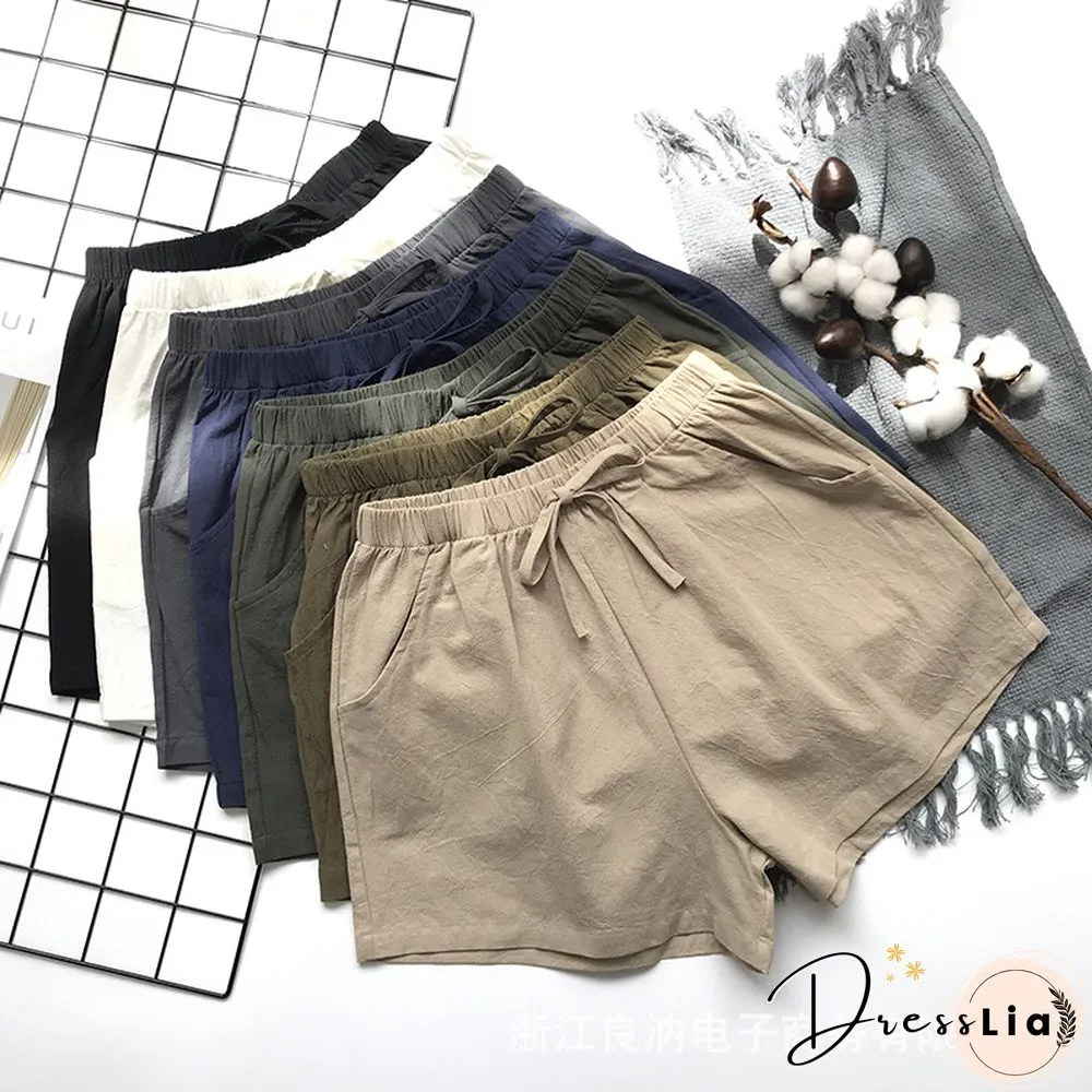 New Hot Summer Casual Sports Shorts Women High Waist Fashion Short Pants