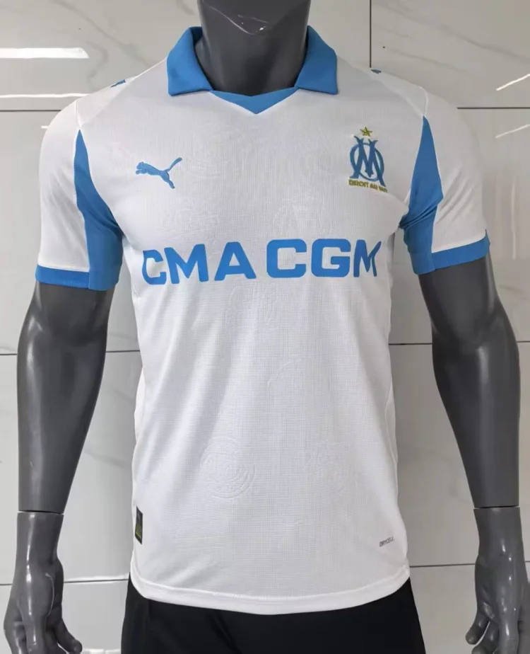 2025-26 New Season-Marseille Home Jersey-Fans Edition