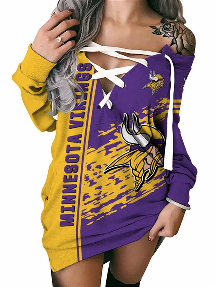 Minnesota Vikings
Limited Edition Lace-up Sweatshirt