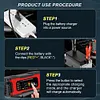 12V 6A Car Battery Charger LCD Display Car Battery Maintainer for Car Motorcycle
