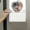 Special Shaped Pray Virgin 5D DIY Diamond Painting Art Magnetic Fridge Calendar