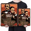 The Godfather - Vintage Metal Signs - 20*30cm/30*40cm - Movie