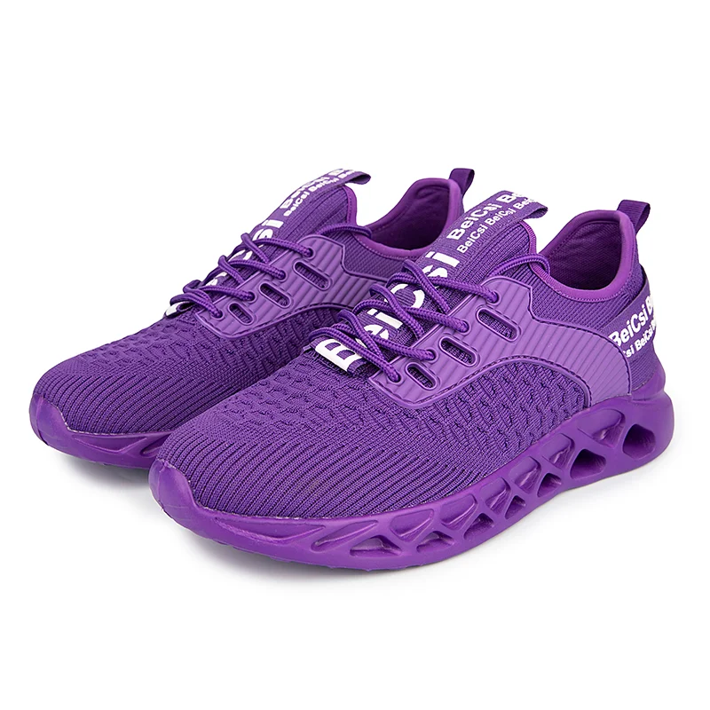 Softsfeel Women's Pain Free Perfect Walking Shoes - Purple