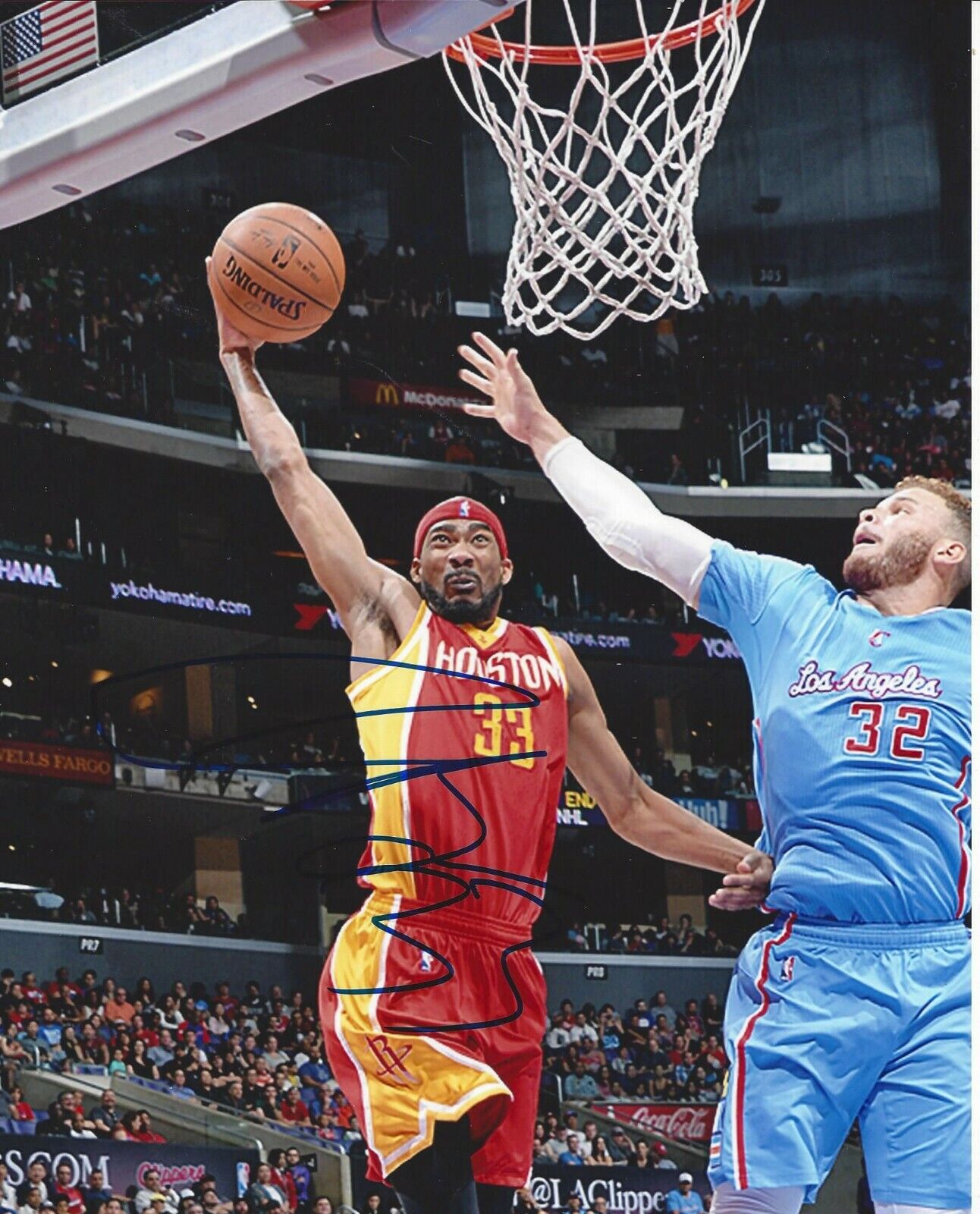 Corey Brewer Autographed 8x10 Houston Rockets#S397