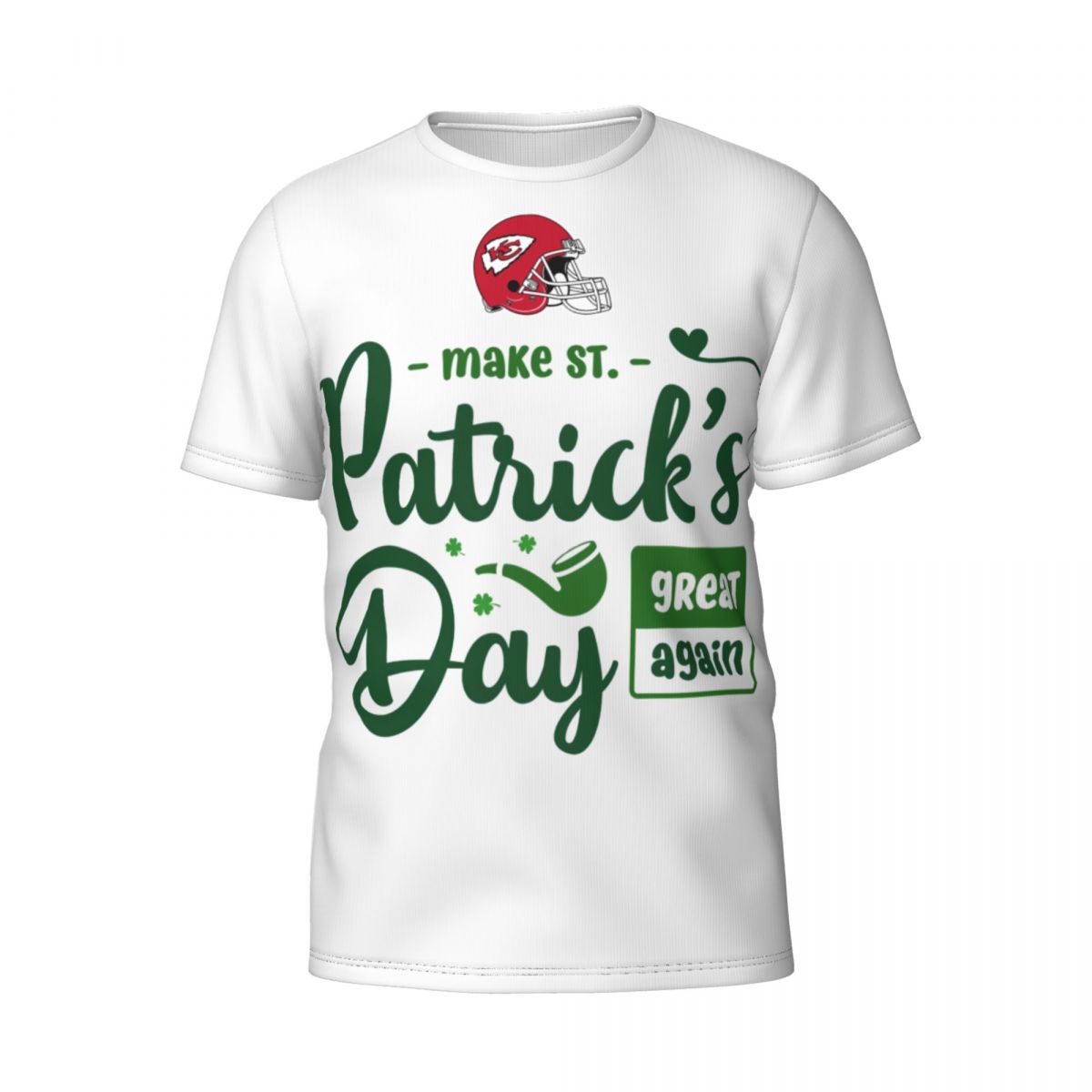 Kansas City Chiefs Make Patrick's Day Great Again Short-Sleeve Men's T-Shirt