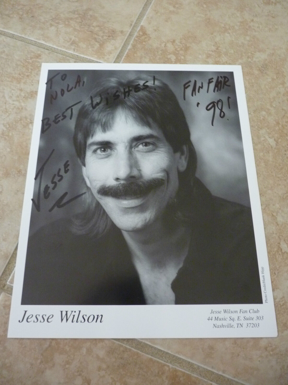 Jesse Wilson Country Music Signed Autograph Promo Photo Poster painting 8x10 personalized