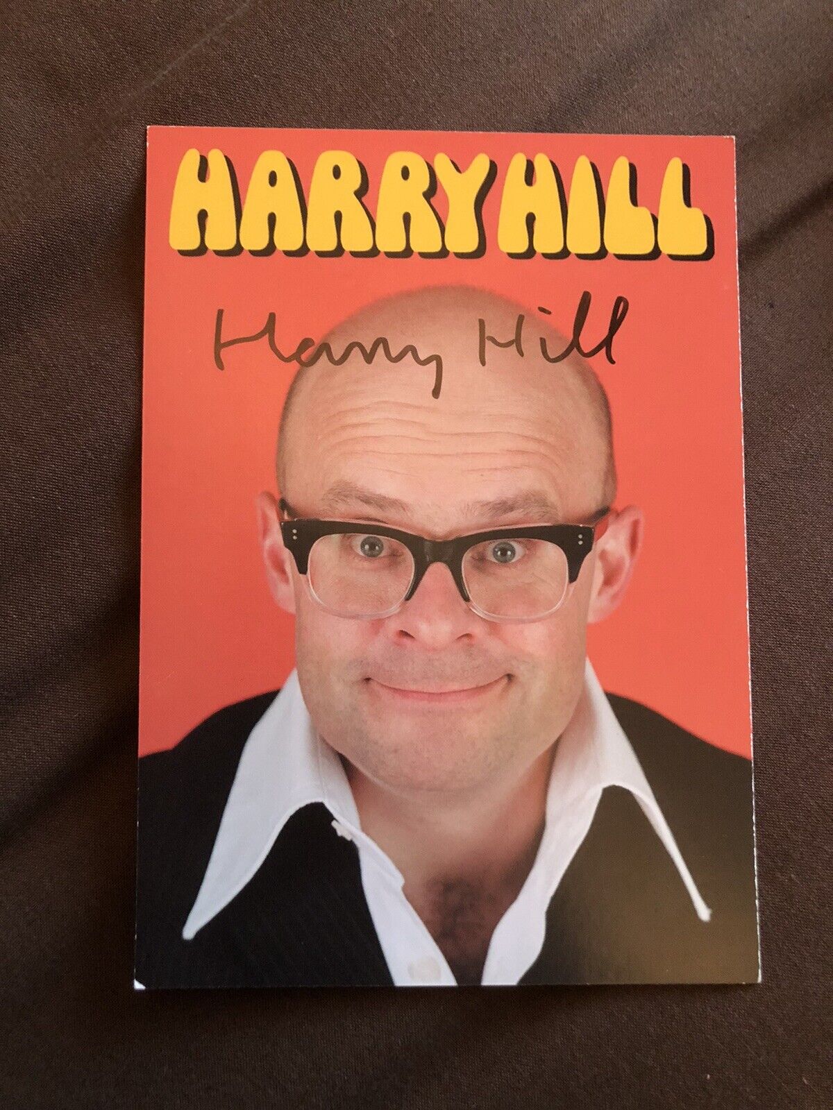 HARRY HILL (TV PRESENTER) SIGNED Photo Poster painting