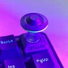 UFO Alien Flying Saucer Keycaps Creative Keycaps Mechanical Keyboard Customization Esc Black Technology Keycaps