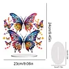 5D DIY Special Shape Diamond Painting Acrylic Desk Ornament Butterfly Decor Kit