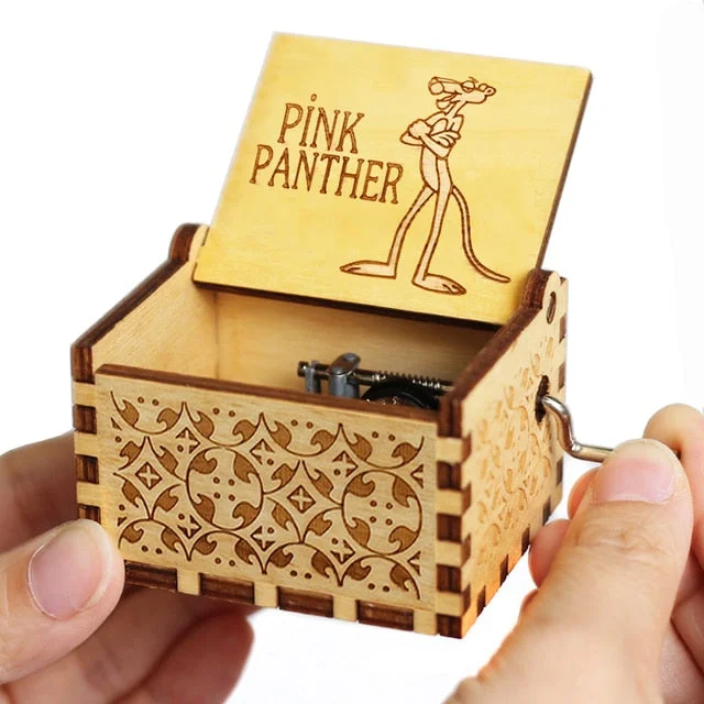 Merry Christmas Various Movie Anime Themes Music Boxes Wooden Hand Crank Birthday Gift New Year's Gift Home Decor