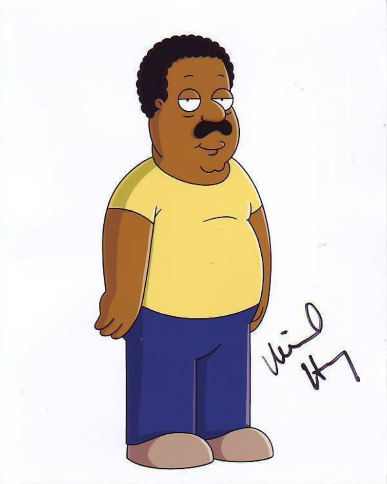 Mike henry signed autographed the cleveland show Photo Poster painting